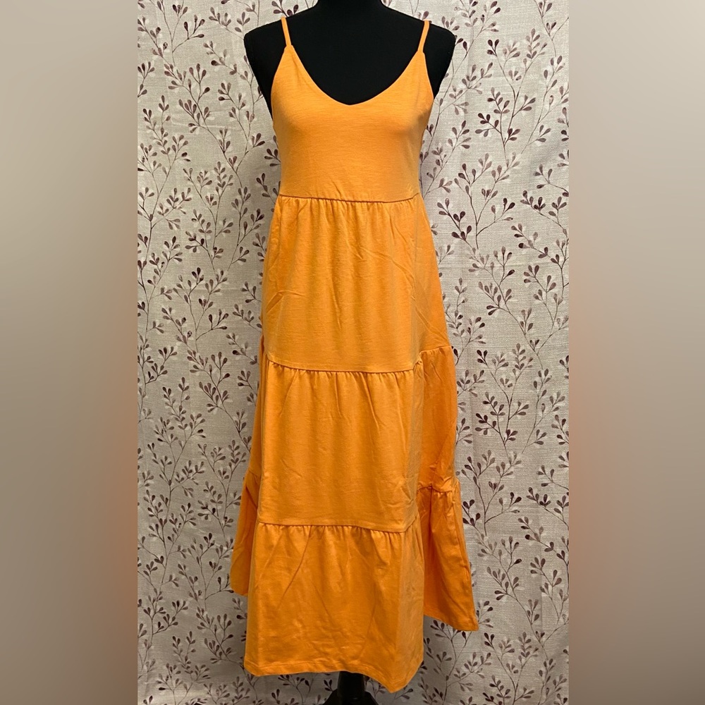 Old Navy - TIe-Back Tiered Midi Cami Swing Dress (NWT)